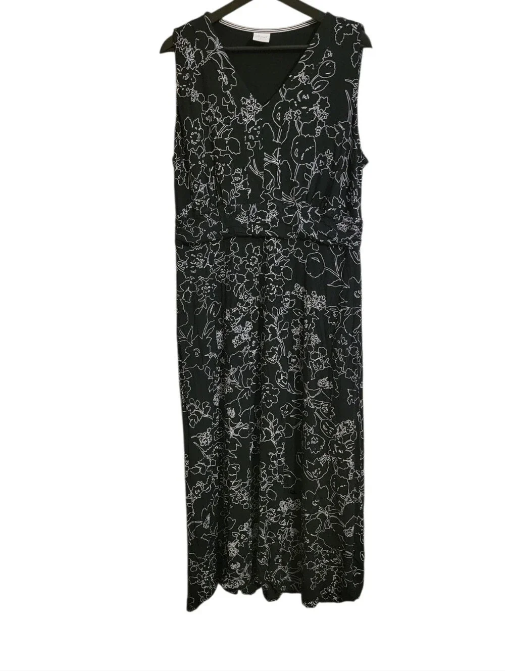 Soma Black Floral Maxi Dress - Picture 2 of 7